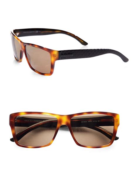 gucci sunglasses tortoiseshell men's|gucci tortoise shell eyeglasses.